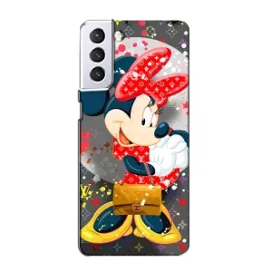Чохол Disney Mouse Samsung Galaxy S21 (PREMIUMPrint) (Minni з бантіком)