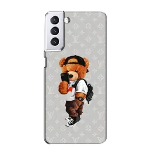 Бренднові Чохли для Samsung Galaxy S21 - (PREMIUMPrint) (Ведмедик Луі)