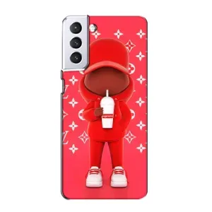 Крутые Чехлы Луи Виттон для Samsung Galaxy S21 (AlphaPrint) (Модный стиль)