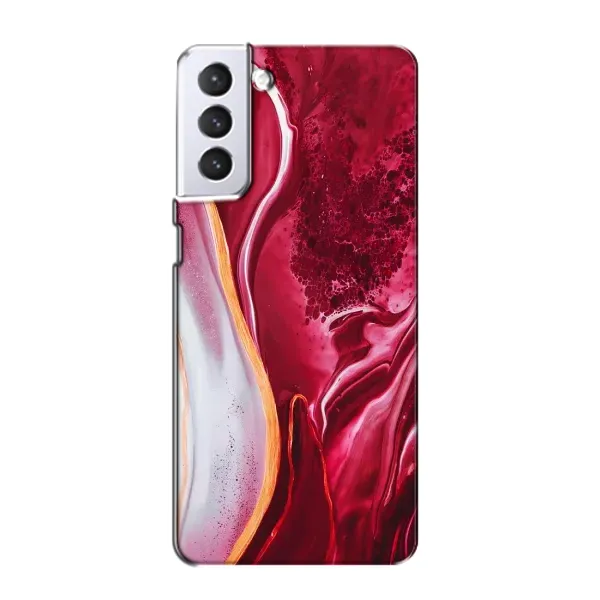Чехол с принтом «Мрамор красный» для Samsung Galaxy S21 Чехол с принтом «Мрамор красный» для Samsung Galaxy S21