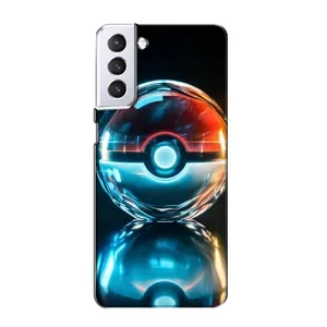 Чехол с Пикачу на Samsung Galaxy S21 (Мяч Пикачу)