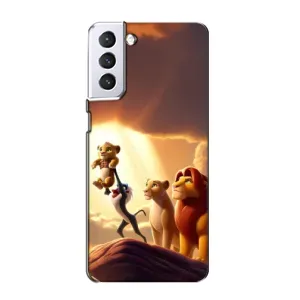 Чохол Король лев на Samsung Galaxy S21 (Сімба на презентації)