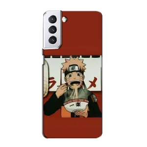 Чохол з принтом «Наруто с лапшой» для Samsung Galaxy S21
