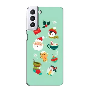 Новорічні Чохли для Samsung Galaxy S21 (VPrint) (Настрій НГ)