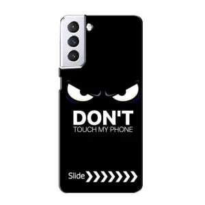 Чохол з принтом «Не чипай телефон» для Samsung Galaxy S21