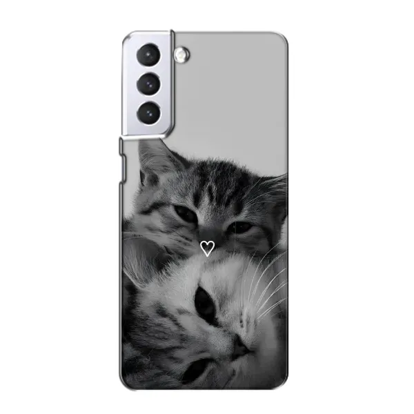 Чохол з принтом «Пара котів» для Samsung Galaxy S21 Чохол з принтом «Пара котів» для Samsung Galaxy S21