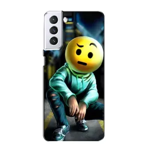 Чохол з принтом «Хлопець смайл» для Samsung Galaxy S21