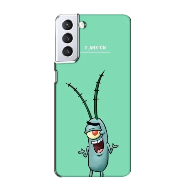 Чехол с принтом «Персонаж Планктон» для Samsung Galaxy S21 Чехол с принтом «Персонаж Планктон» для Samsung Galaxy S21