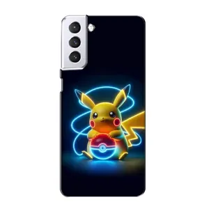Чехол с Пикачу на Samsung Galaxy S21 (Покемон)