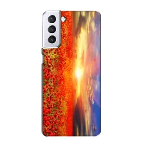 Чохол з картинкою (Стильні) Samsung Galaxy S21 - (AlphaPrint) (Поле тюльпанів)