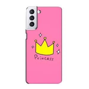 Чохол з картинкою (Стильні) Samsung Galaxy S21 - (AlphaPrint) (Princess)