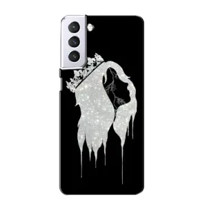 Чохол з Короною Samsung Galaxy S21 - (AlphaPrint) (Принцеса)