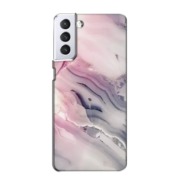 Чехол с принтом «Пурпурный Мрамор» для Samsung Galaxy S21