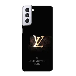 Чехлы Луи Витон для Samsung Galaxy S21 (AlphaPrint - LOUIS VUITTON) (ремешок LV)