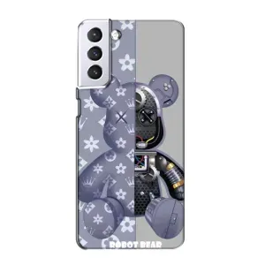 Крутые Чехлы Луи Виттон для Samsung Galaxy S21 (AlphaPrint) (Робот Мишка)