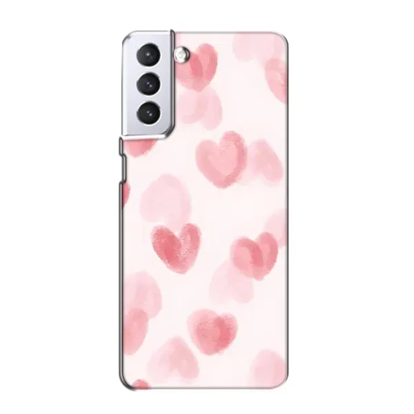 Чехол с принтом «Розовые сердечки» для Samsung Galaxy S21