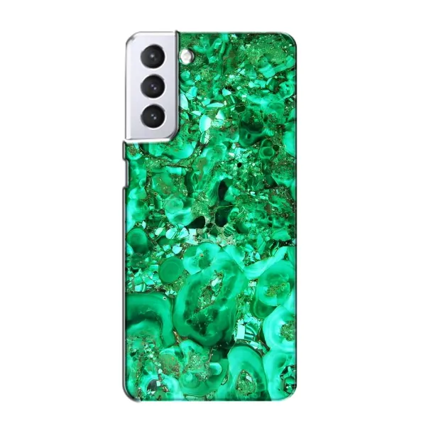 Чехол с принтом «Салатный Мрамор» для Samsung Galaxy S21