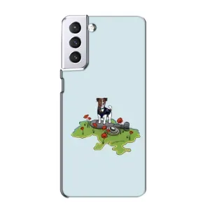 Чохли з картинкою собаки Патрон для Samsung Galaxy S21 (AlphaPrint) (Сапер Пес)