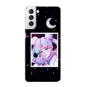 Чехол с принтом «Сейлор Мун» для Samsung Galaxy S21