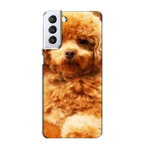 Чохли з собаками для Samsung Galaxy S21 (VPrint) (Цуценя Бішон)