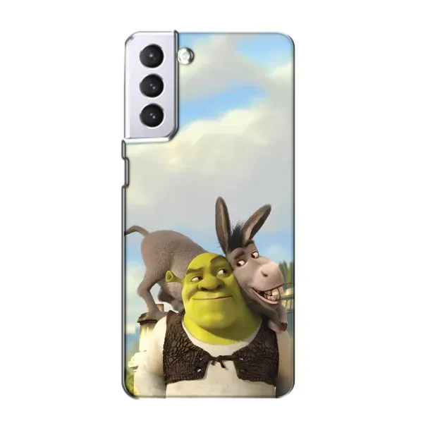 Чехол с принтом «Шрек и Осел» для Samsung Galaxy S21