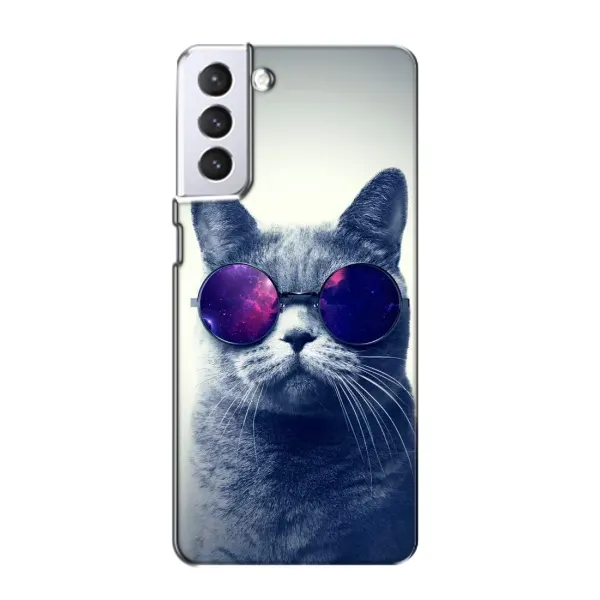 Чохол з принтом «Стильний кіт» для Samsung Galaxy S21 Чохол з принтом «Стильний кіт» для Samsung Galaxy S21