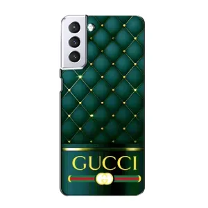 Чохли  GUCCI для Samsung Galaxy S21 (AlphaPrint) (Текстура Гуччі)