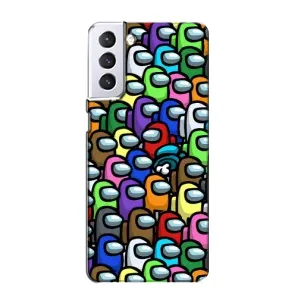 Чохли Амонг Ас для Samsung Galaxy S21 (AlphaPrint) (Убитий)
