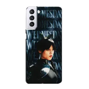 Чохли Венсдей на Samsung Galaxy S21 Уенсдей (AlphaPrint) (Венздей кішка)