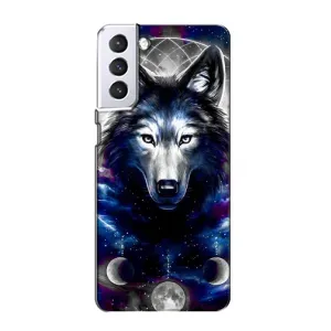 Защитные чехлы для Самсунг С21 (AlphaPrint) (ХИТ продаж) ВОЛК (Волк)