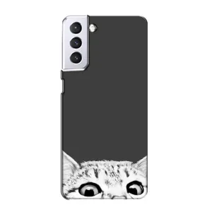 Чохол на Samsung Galaxy S21 з Котиками (VPrint) (Виглядає котик)