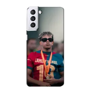 Чехол с футболистом Ламин Ямаль Samsung Galaxy S21 (Ямаль Барса)