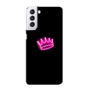 Чохол з Короною Samsung Galaxy S21 - (AlphaPrint) (Яскрава корона)