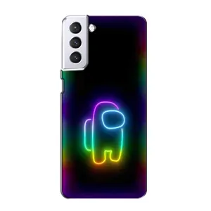 Чохли Амонг Ас для Samsung Galaxy S21 (AlphaPrint) (Яскравий скін)