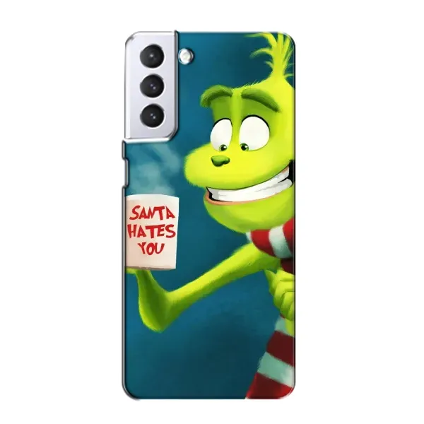 Чохол з принтом «Зелений Грінч» для Samsung Galaxy S21