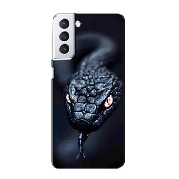 Чохол з принтом «Чорна змія» для Samsung Galaxy S21