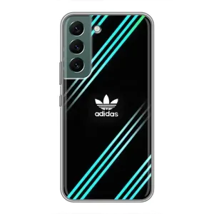 Чехлы Адидас для Samsung Galaxy S22 Plus (AlphaPrint) (Адидас с полосами)