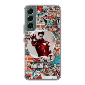 Чехлы с героями Марвел Samsung Galaxy S22 Plus (VPrint) (Айронмен)