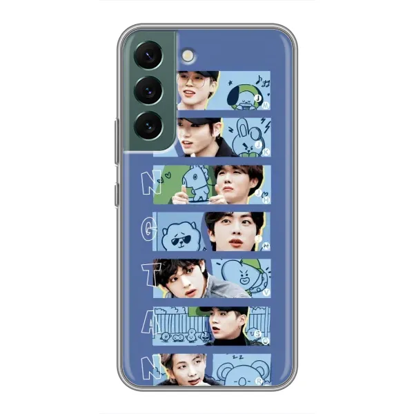 Чехол с принтом «Bangtan» для Samsung Galaxy S22 Plus Чехол с принтом «Bangtan» для Samsung Galaxy S22 Plus