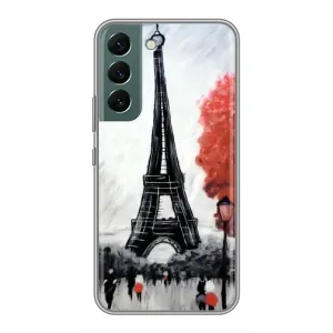 Чехол Эйфелева Башня для Samsung Galaxy S22 Plus - (AlphaPrint) (Башня в Париже)