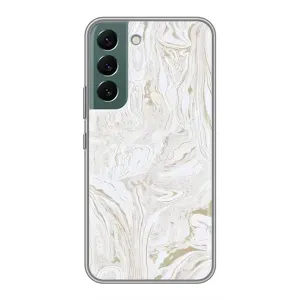 Мраморный чехол на Samsung Galaxy S22 Plus (VPrint) (Белый мрамор)