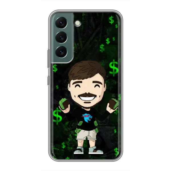Чехол с принтом «Блогер Beast» для Samsung Galaxy S22 Plus