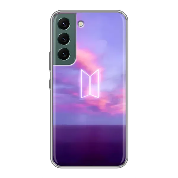 Чехол с принтом «BTS логотип» для Samsung Galaxy S22 Plus Чехол с принтом «BTS логотип» для Samsung Galaxy S22 Plus