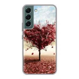 Чехлы для любимой на Самсунг С22 Плюс (VPrint) (Дерево сердце)