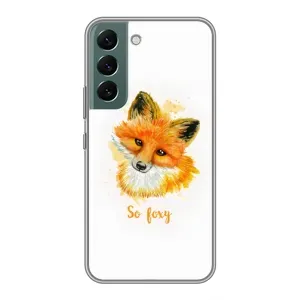 Чехлы с картинкой Лисички для Samsung Galaxy S22 Plus (VPrint) (Девочка Лиса)