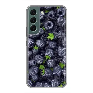 Чехлы с Фруктами для Samsung Galaxy S22 Plus (VPrint) (Ежевика)