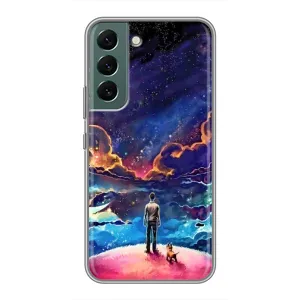 Космические Чехлы для Самсунг С22 Плюс (VPrint) (Галактический вид)