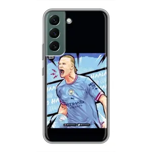 Чехлы с футболистом Ерлинг Холанд для Samsung Galaxy S22 Plus (AlphaPrint) (гол Эрлинг Холланд)