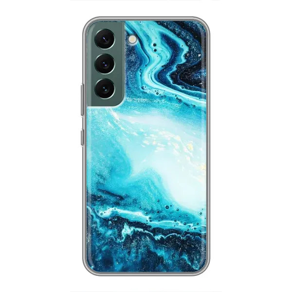 Чохол з принтом «Блакитний мрамор» для Samsung Galaxy S22 Plus Чохол з принтом «Блакитний мрамор» для Samsung Galaxy S22 Plus