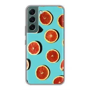 Чехлы с Фруктами для Samsung Galaxy S22 Plus (VPrint) (Грейпфрут)